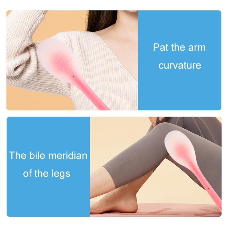 Blue Silicone Gua Sha Massage Board 32Cm - Blue 32Cm