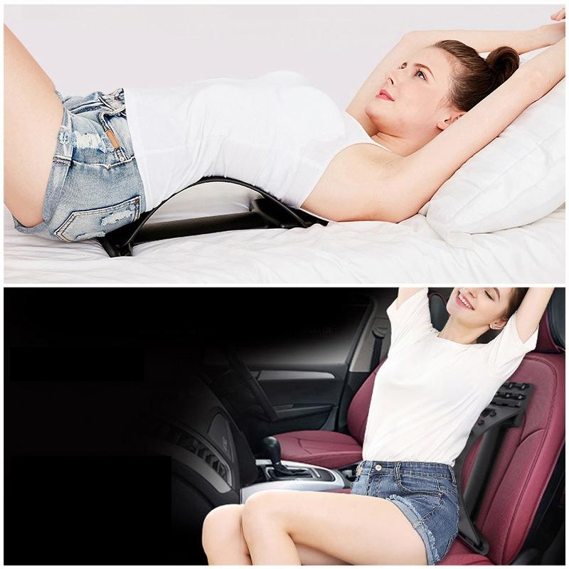Back Massage Stretcher For Lumbar Traction And Pain Relief