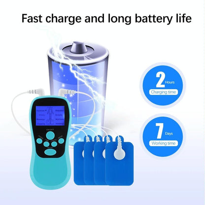 Blue Low Frequency Pulse Meridian Massage Instrument - Blue Standard