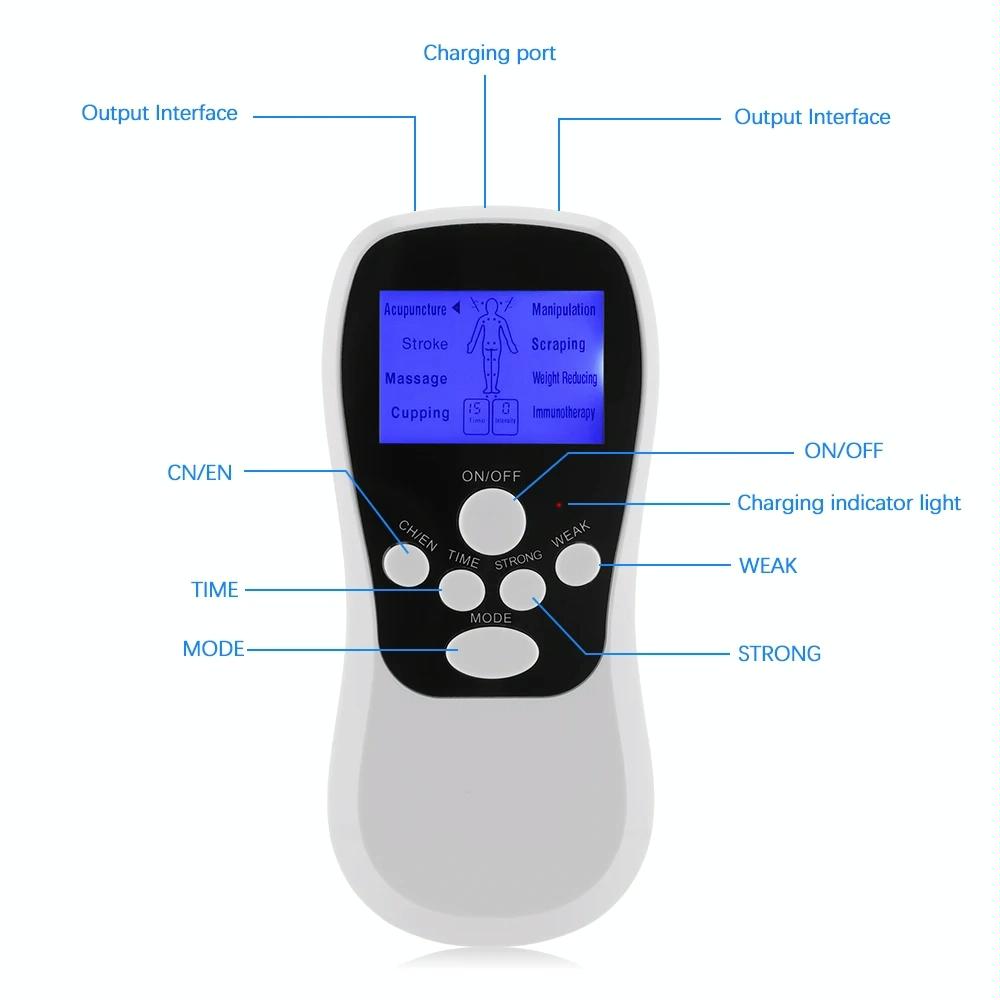Blue Low Frequency Pulse Meridian Massage Instrument - Blue Standard