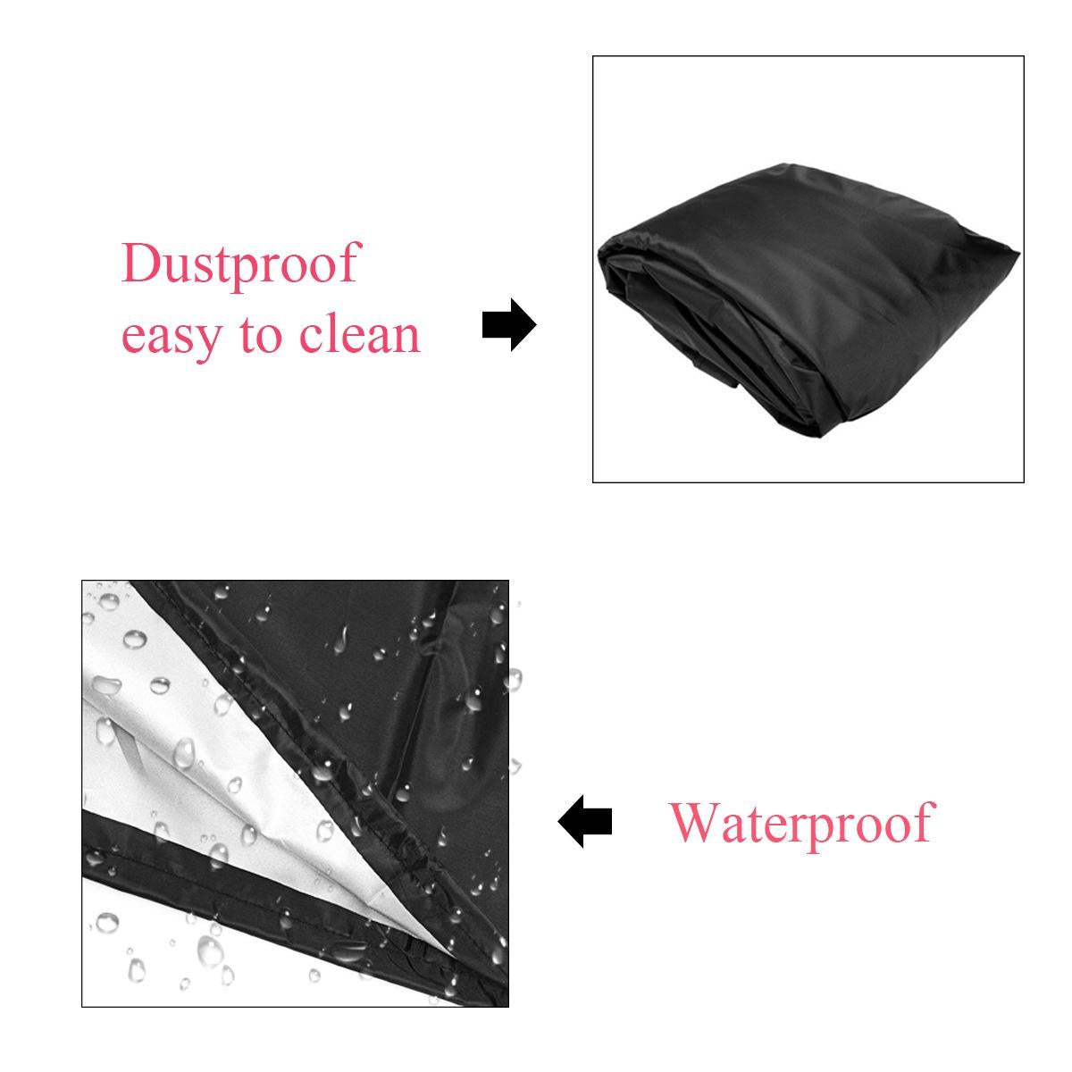 Protective Cover for Lawn Mower - 182x111x116cm - Uv & Fallen Leaves Resistant