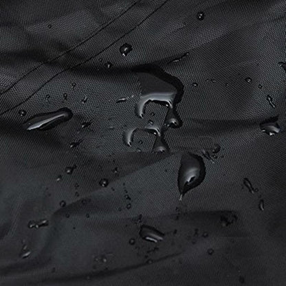 Outdoor Furniture Set Cover - Waterproof Anti-uv Dust-proof - 210d Oxford Cloth - 242x162x100cm - Black