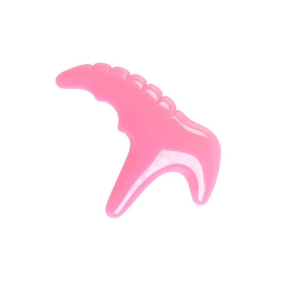 Resin Pink Silicone Thumb Massager For Muscle Relaxation And Fascia Massage