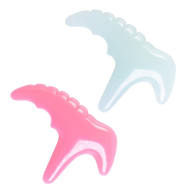 Resin Pink Silicone Thumb Massager For Muscle Relaxation And Fascia Massage