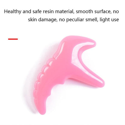 Resin Pink Silicone Thumb Massager For Muscle Relaxation And Fascia Massage