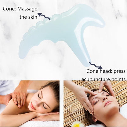 Resin Pink Silicone Thumb Massager For Muscle Relaxation And Fascia Massage