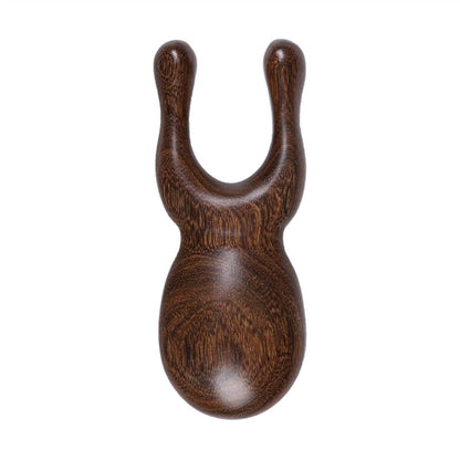 Solid Wood Massage Eye Scraping & Nose Massage Gold Sandalwood Random Colour