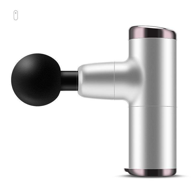 Electric Shock Muscle Massage Gun - Silver Pocket