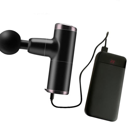 Electric Shock Muscle Massage Gun - Silver Pocket