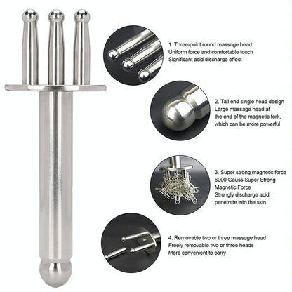 Acid Draining Magnetic Massage Stick For Lymphatic Beauty