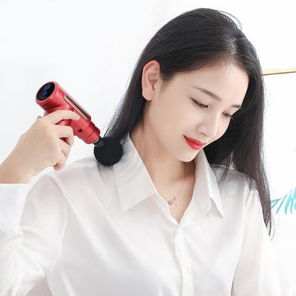Electric Shock Muscle Massage Gun - Mini Green Pocket