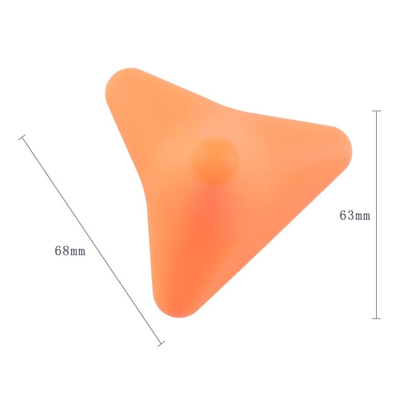 Silicone Thumb Massager For Muscle Relaxation And Fascia Massage Quadratic Blue
