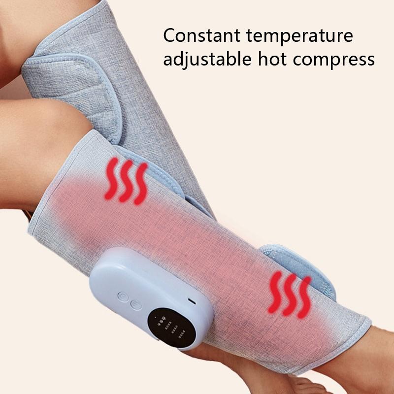 Wireless Leg Massage Blue Hot Compress + Air Pressure
