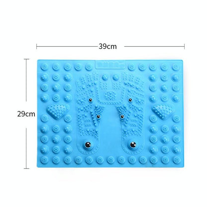 Foot Magnetic Therapy Massage Pad Toe Pressing Board - Blue