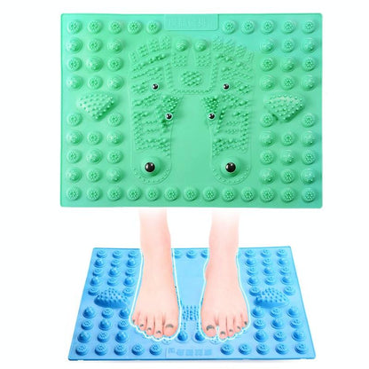 Foot Magnetic Therapy Massage Pad Toe Pressing Board - Blue