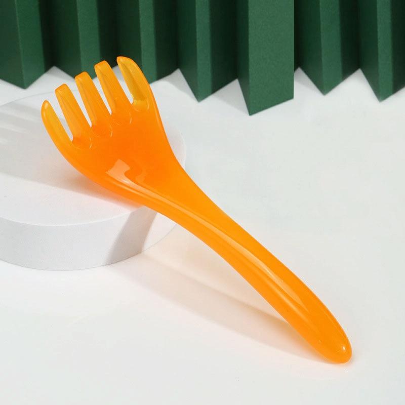 Stress-Reducing Massage Comb 5 Claws Meridian Therapy - Green
