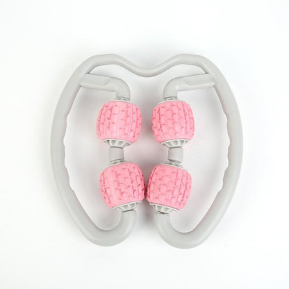 Soft Ring Leg Muscle Massage Roller - Pink