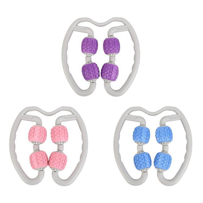 Soft Ring Leg Muscle Massage Roller - Pink
