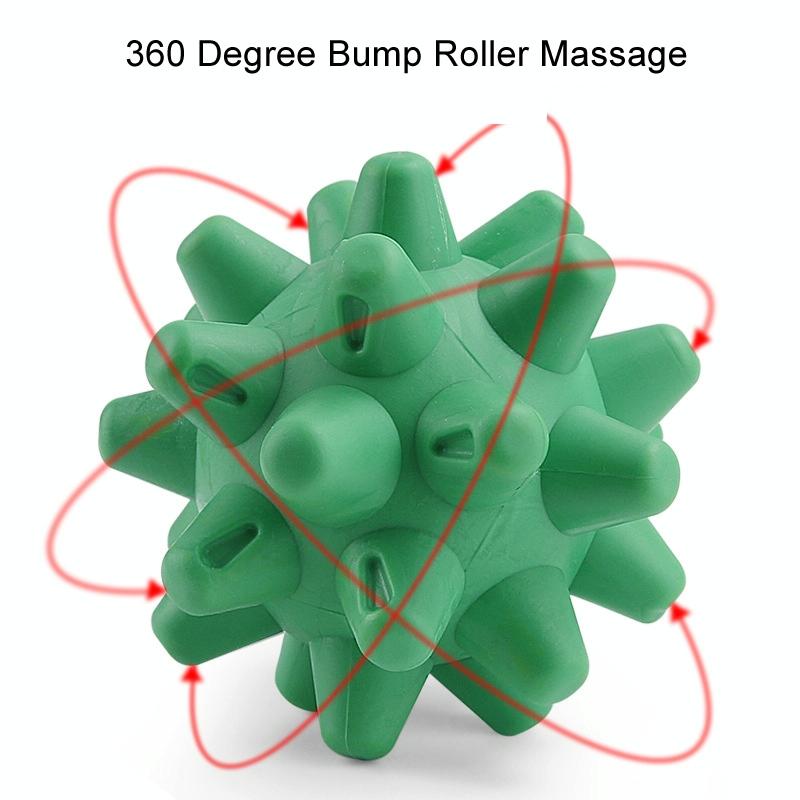 Handheld Hedgehog Massage Ball For Plantar Relaxation And Fitness - Blue