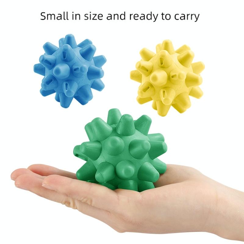 Handheld Hedgehog Massage Ball For Plantar Relaxation And Fitness - Blue