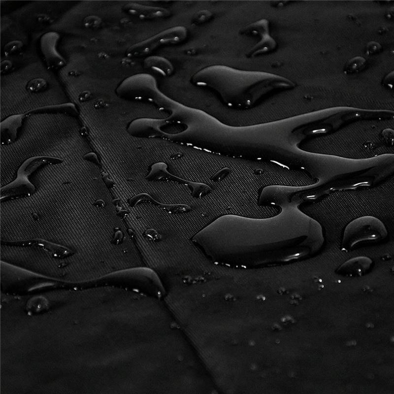 Outdoor Furniture Cover - Rainproof & Dustproof - 221x53x61cm - Black / Silver