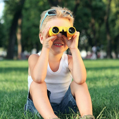High Magnification Children's Outdoor Telescope - Hd Quality - Yellow