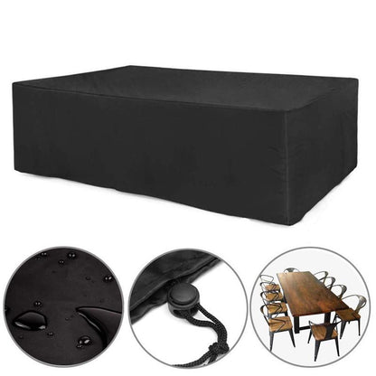 Waterproof Outdoor Furniture Cover - 210x110x70cm - Dustproof & Uv-proof - Oxford Cloth - Black