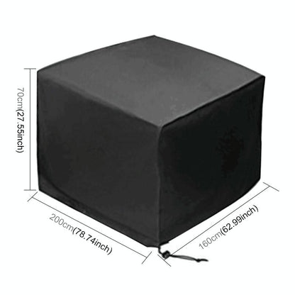 Waterproof Outdoor Furniture Cover - 210d Oxford Cloth - 200x160x70cm - Anti-uv & Dust-proof