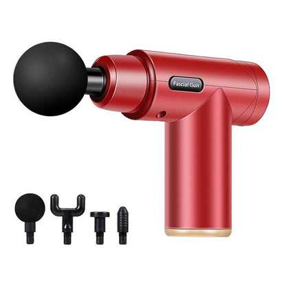Fascia Mini Electric Muscle Portable Fitness Muscle Relaxing Massager / Massage Gun - Dark Night Black