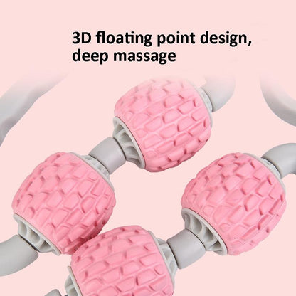 Soft Ring Leg Muscle Massage Roller - Purple