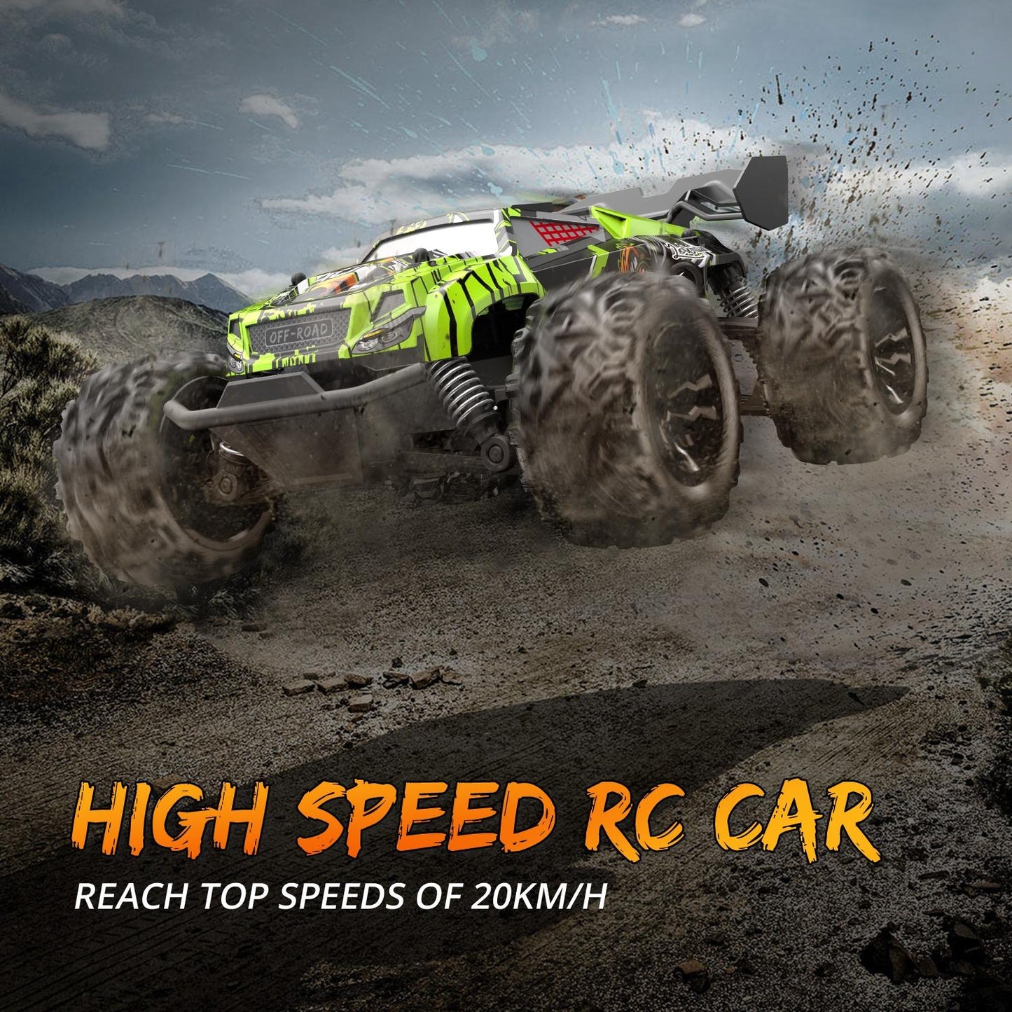 1 20 Full Scale 2.4g Rc Off-road Vehicle - Off-road Ready - Blue