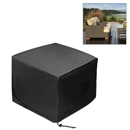 Waterproof Outdoor Furniture Cover - 210d Oxford Cloth - Anti-uv & Dust-proof - Fits Table & Chairs - 170x94x70cm - Black
