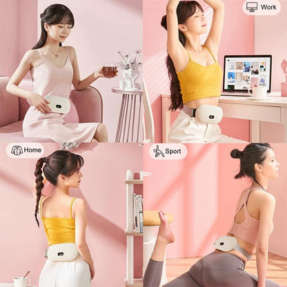 Smart Massage Belt For Abdomen & Waist Electric & Warm - Yellow 4000Mah
