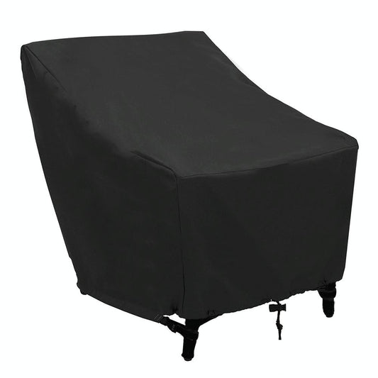 Waterproof Oxford Cloth Furniture Set Cover - Protects Outdoor Table and Chairs - 102x79x70cm - Black