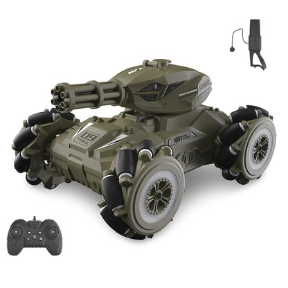 Drift Rc Car - Dual Control Universal Wheels - Green