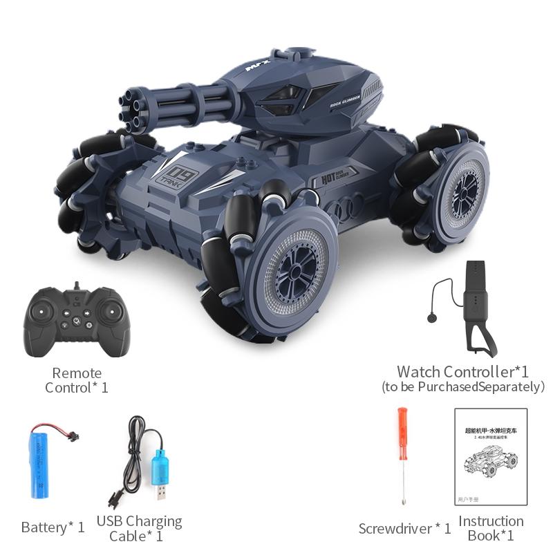Drift Rc Car - Dual Control Universal Wheels - Green