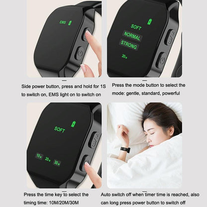 Portable Intelligent Sleep Aid Soothing Insomnia Massage - Pink