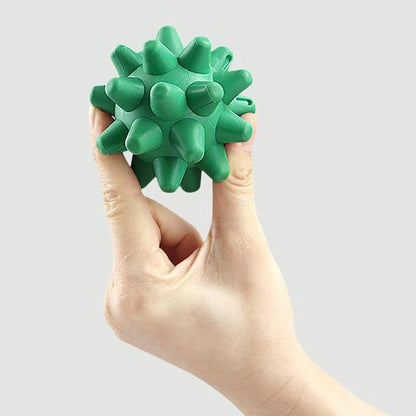 Handheld Hedgehog Massage Ball For Plantar Relaxation And Fitness - Yellow
