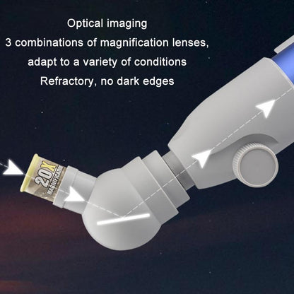High-definition Children's Telescope for Science Education - B Model Red