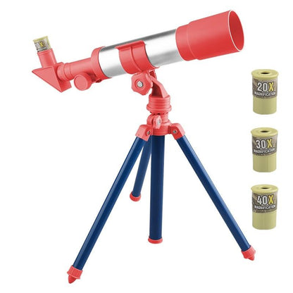 High-definition Children's Telescope for Science Education - B Model Red