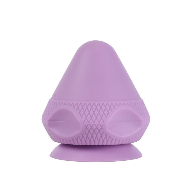 Silicone Suction Cup Muscle Massage Ball - Grey