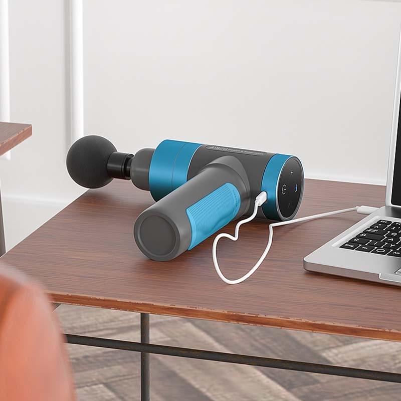 Extreme Edition Rechargeable Muscle Massage Gun - Gray
