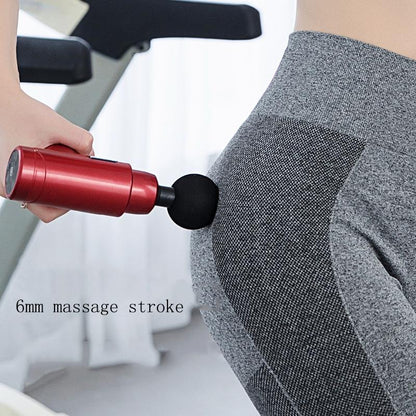 Fascia Mini Electric Muscle Portable Fitness Muscle Relaxing Massager / Massage Gun - Space Gray