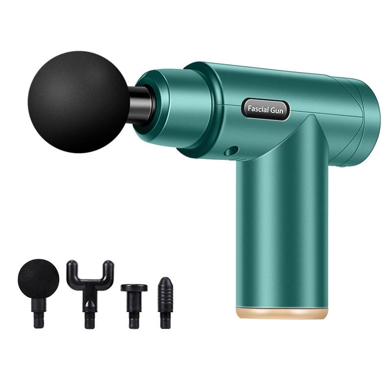 Fascia Mini Electric Muscle Portable Fitness Muscle Relaxing Massager / Massage Gun - Space Gray