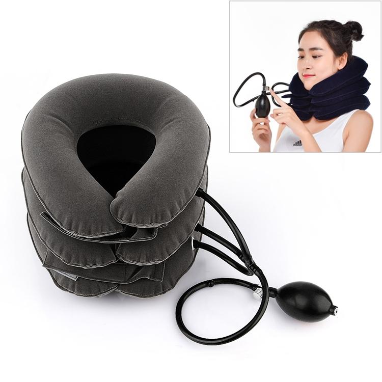 Full Cashmere Cervical Traction Instrument Neck Massage & Support - Purple