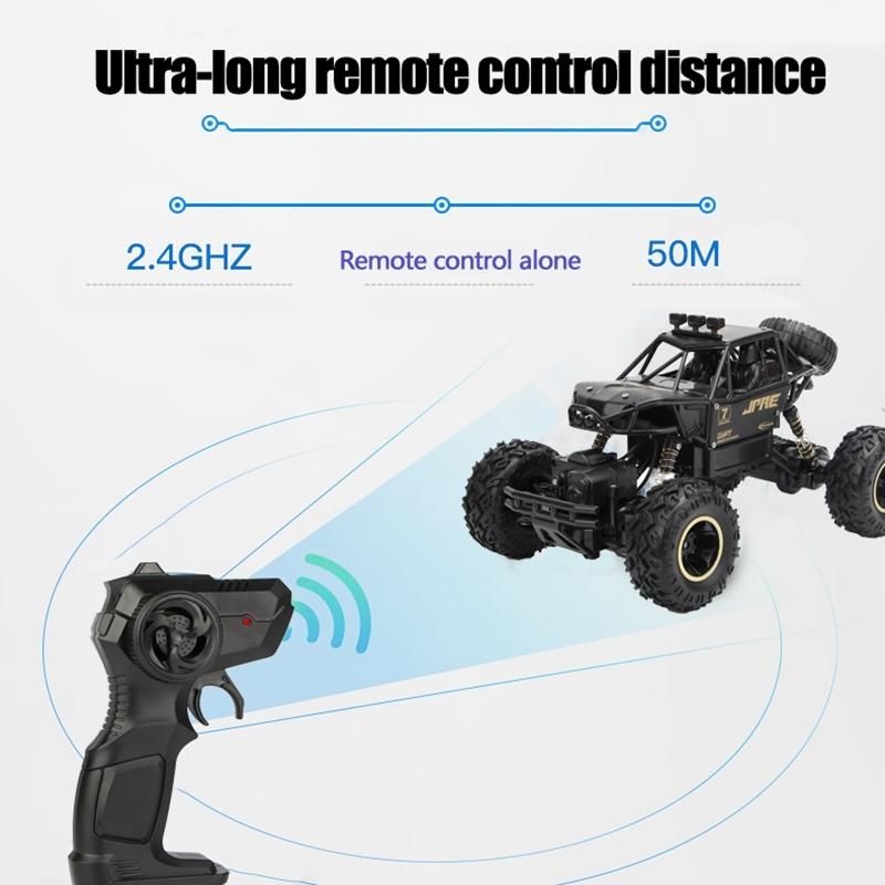 Off-road Climbing Car with 2.4ghz Remote Control and Double Motors - Silver