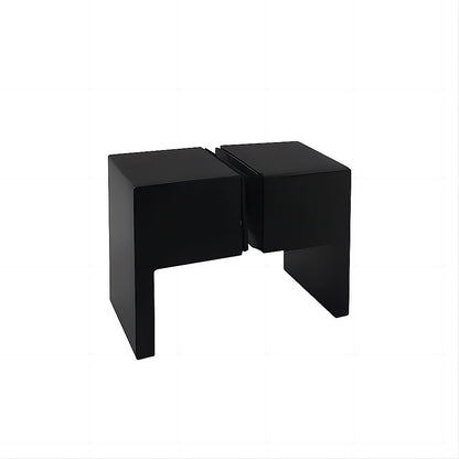 120x120cm Double Door Corner Shower Screen with Channels and SS Hinges - Black