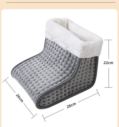 Premium Electric Foot Warmer - Fast Heating Pad with 9 Temperature Levels & 4 Timer Settings, Ultra-Soft Washable Lining for Home & Office