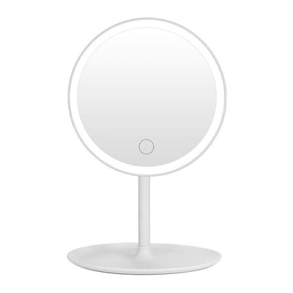 3PCS LED Makeup Mirror with Lights - Portable Tabletop Vanity Mirror, INS Style, Pink