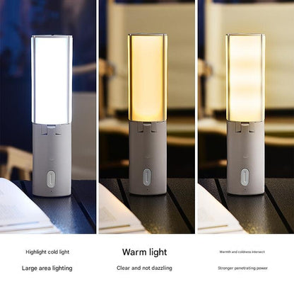 Foldable Camping Lantern - Multi-Functional Outdoor LED Tent Light (2400mAh)